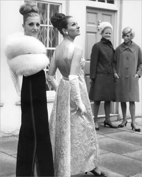 Evening wear styles 1966