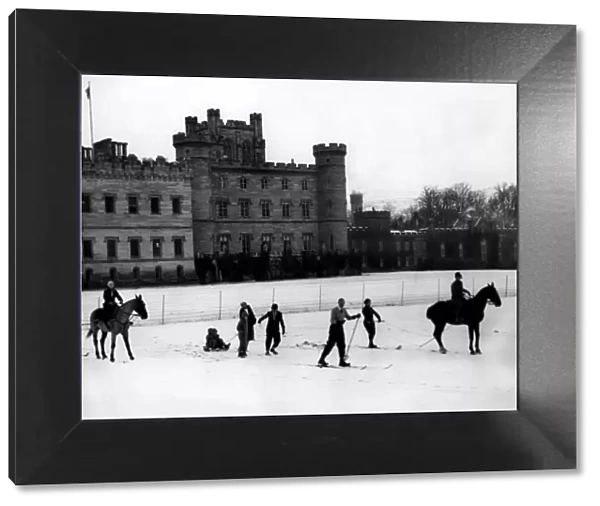 Snow at Taymouth Castle Hotel 1931