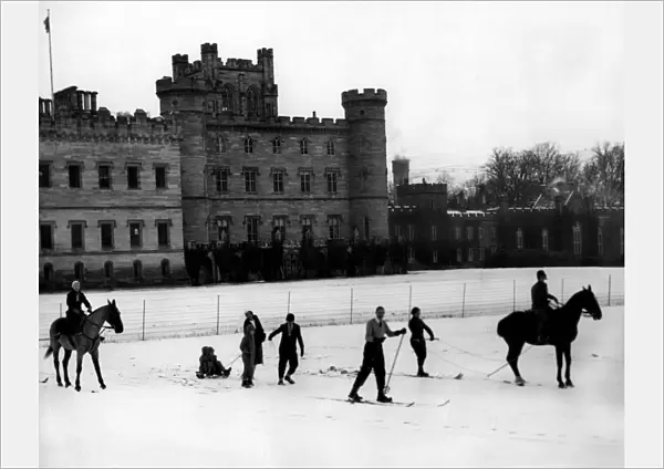 Snow at Taymouth Castle Hotel 1931