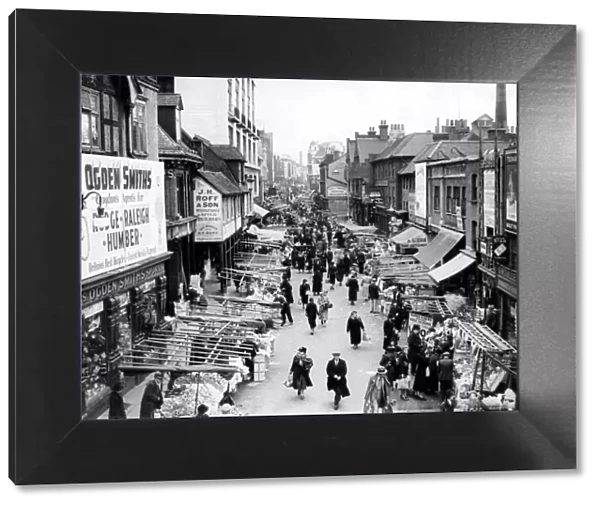 Surrey Street market Croydon, 1938