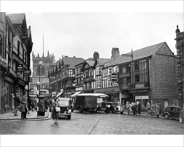 Wigan market place 1951