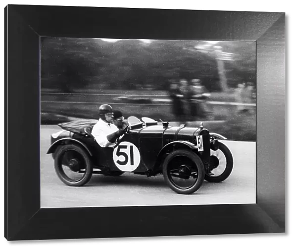 Archibald Frazer Nash driving his Austin at the Irish Grand Prix 1930