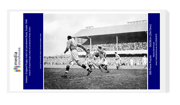 Ireland v England Rugby match at Lansdowne Road, Dublin 1946