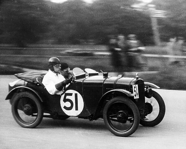 Archibald Frazer Nash driving his Austin at the Irish Grand Prix 1930