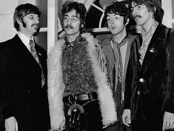 The Beatles promoting Sgt Peppers Lonely Hearts Club Band in 1967