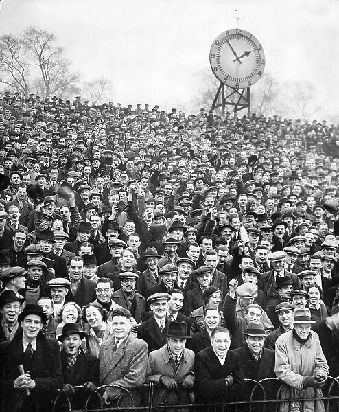 The Crowd at the Clock End, Highbury 1938
