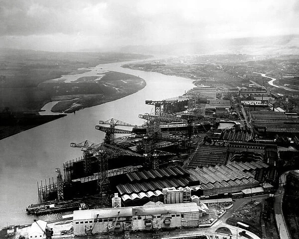 John Browns Shipyard, Clydebank, 1957