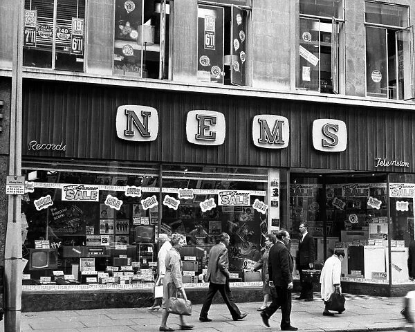 The NEMS shop in Great Charlotte Street, Liverpool