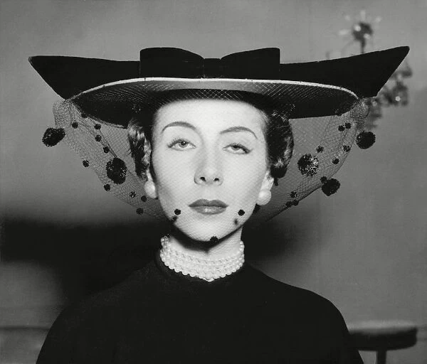 Stylish 1950s hat
