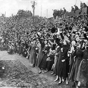 Football Archive Metal Print Collection: Football Grounds and Crowds