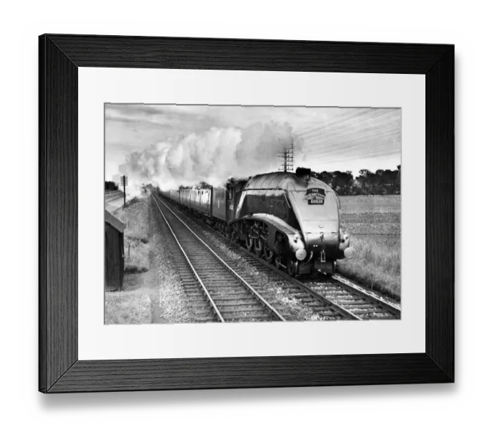 Framed Print : The Elizabethan 60028 steam train Framed Print : The Elizabethan 60028 steam train