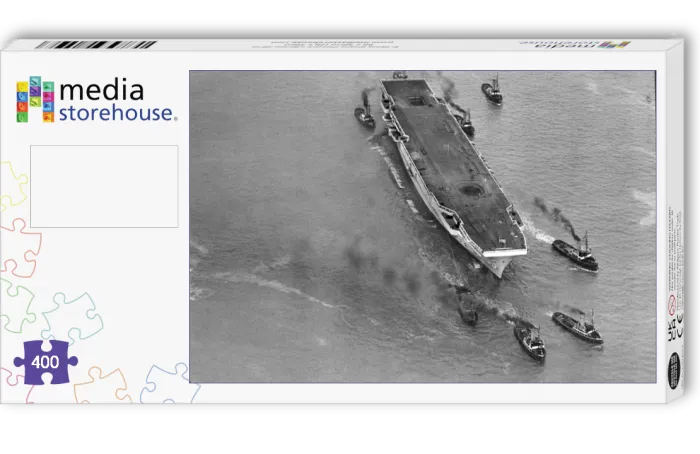 Jigsaw Puzzle : Royal Naval aircraft carrier HMS Ark Royal Jigsaw Puzzle : Royal Naval aircraft carrier HMS Ark Royal