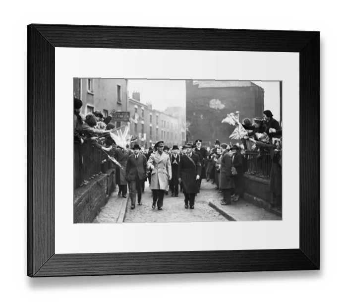 Framed Print : King George VI in Bristol Framed Print : King George VI in Bristol