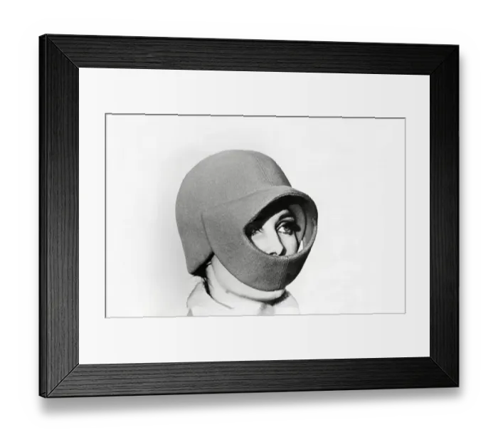 Framed Print : Crazy sixties style hat Framed Print : Crazy sixties style hat