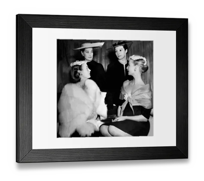 Framed Print : Preview of Spring at fashions for 1955 Framed Print : Preview of Spring at fashions for 1955