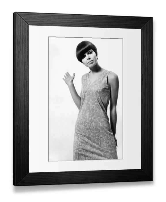 Framed Print : Janni Goss 60s fashion model Framed Print : Janni Goss 60s fashion model