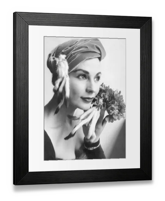 Framed Print : Velvet hat by Kate Day Framed Print : Velvet hat by Kate Day
