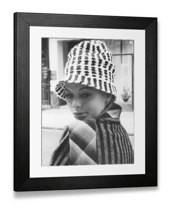 Framed Print : 1960s hat fashion Framed Print : 1960s hat fashion