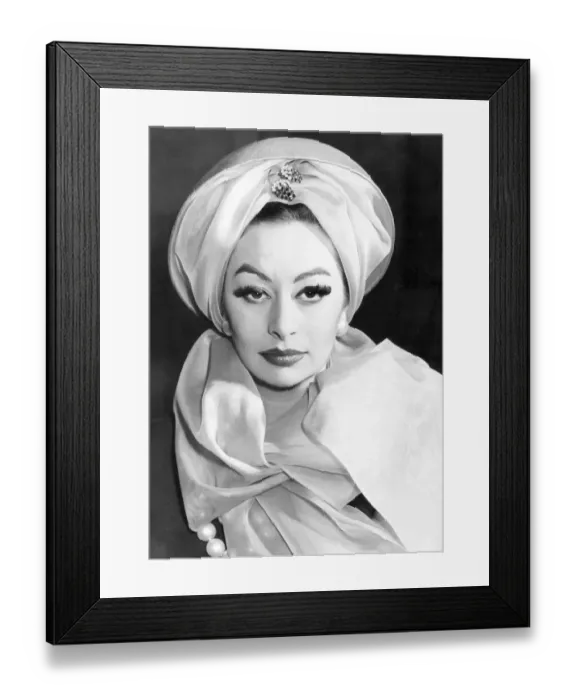 Framed Print : Glamorous evening look Framed Print : Glamorous evening look