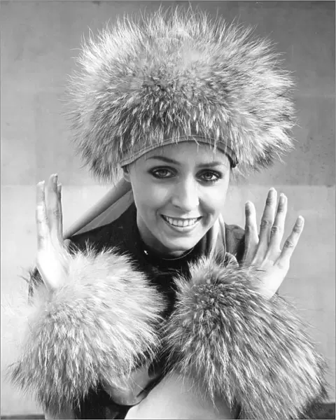 Seventies fur fashion