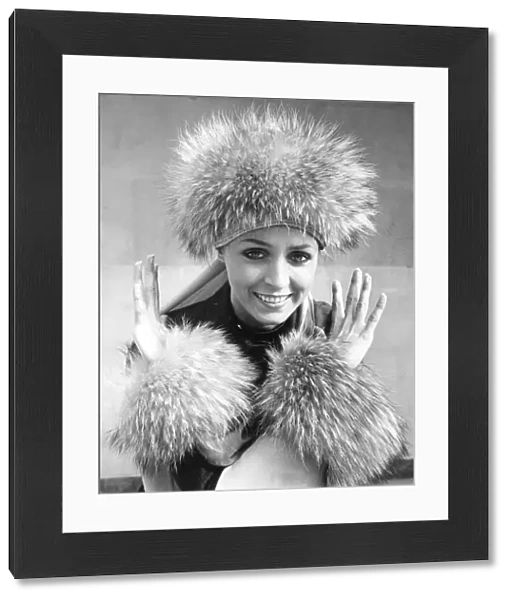 Seventies fur fashion
