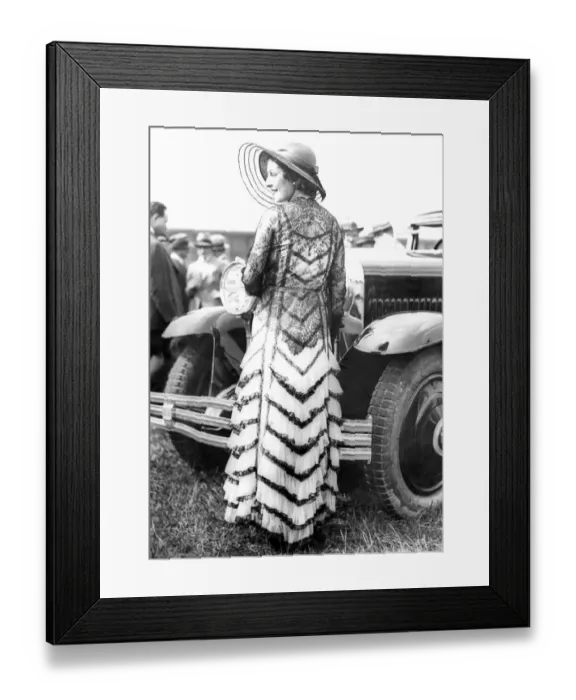 Framed Print : Thirties motoring style Framed Print : Thirties motoring style