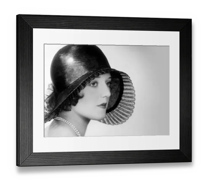 Framed Print : Beautiful 1930s hat Framed Print : Beautiful 1930s hat