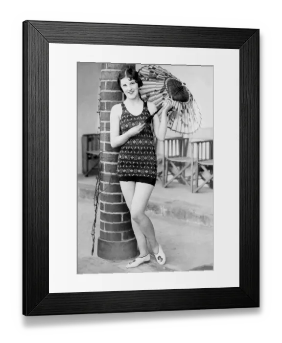 Framed Print : Beach wear, thirties-style Framed Print : Beach wear, thirties-style