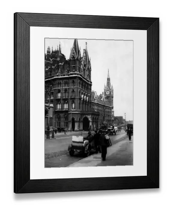 Framed Print : St Pancras 1931 Framed Print : St Pancras 1931