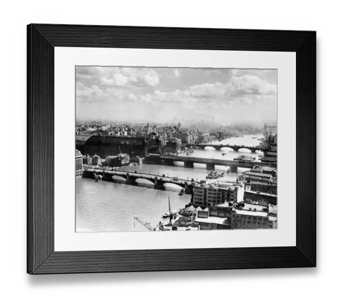 Framed Print : Thames Bridges Framed Print : Thames Bridges
