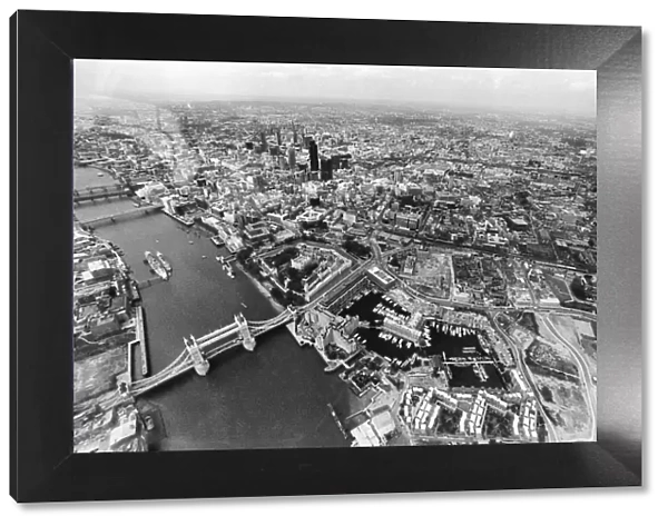 Aerial view of Londonand the Thames