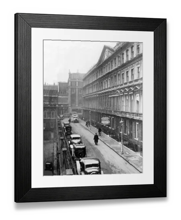 Framed Print : Adelphi Terrace, by Charing Cross Framed Print : Adelphi Terrace, by Charing Cross