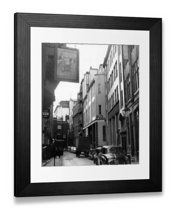 Framed Print : Warwick House Street, off Trafalgar Square, 1957 Framed Print : Warwick House Street, off Trafalgar Square, 1957