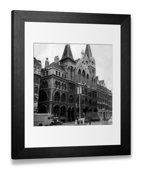 Framed Print : The Memorial Hall, Farringdon Street, London, 1968