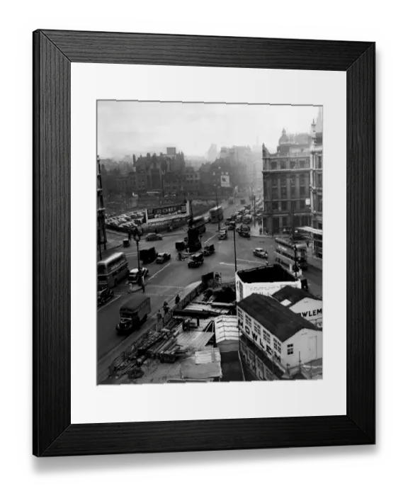 Framed Print : Holborn Circus, 1954 Framed Print : Holborn Circus, 1954