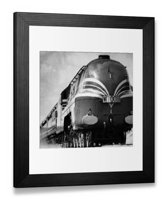 Framed Print : Railway Trains Britain 1937 LMS Coronation Scot Framed Print : Railway Trains Britain 1937 LMS Coronation Scot