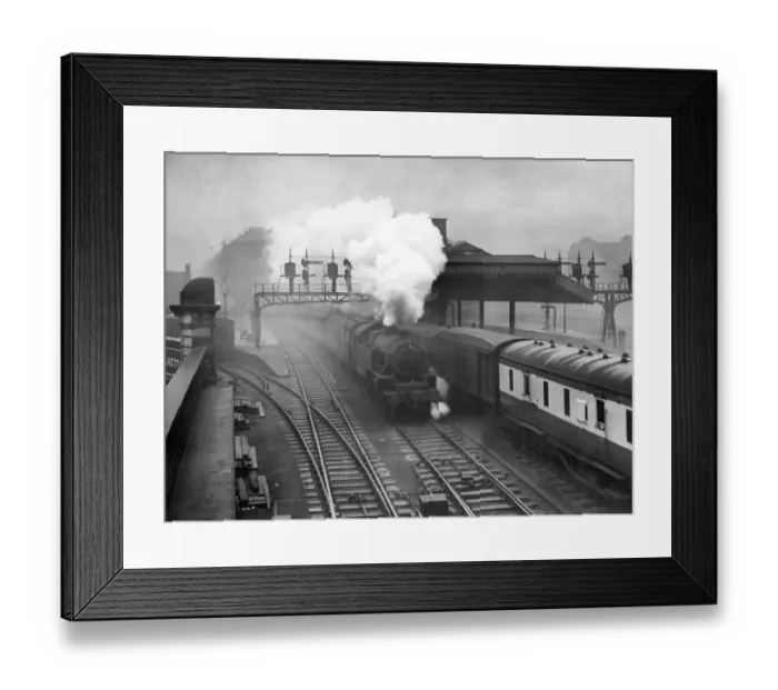 Framed Print : Glasgow Central Station from the signal box 1953 Framed Print : Glasgow Central Station from the signal box 1953