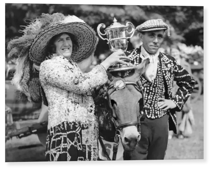 Print : Pony and Donkey Show at Kensington Palace Fields. The winners of