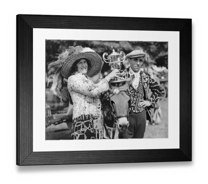 Framed Print : Pony and Donkey Show at Kensington Palace Fields. The winners of Framed Print : Pony and Donkey Show at Kensington Palace Fields. The winners of