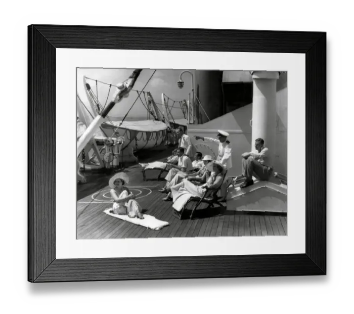 Framed Print : The golden age of cruising