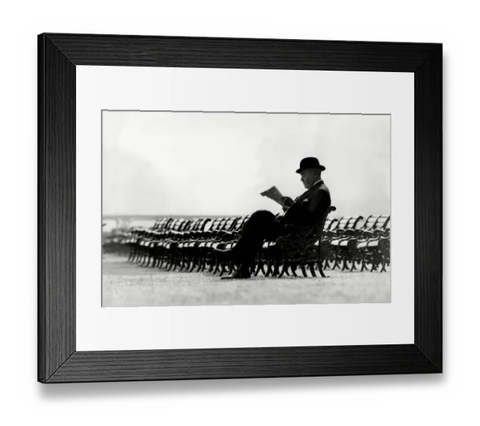 Framed Print : Checking the racing form Framed Print : Checking the racing form