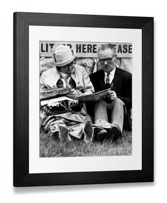 Framed Print : Ascot racegoers Framed Print : Ascot racegoers