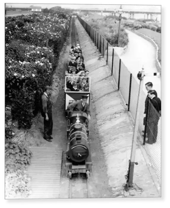 Print : Southport miniature railway Print : Southport miniature railway