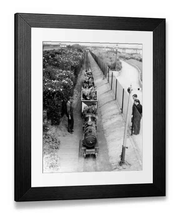 Framed Print : Southport miniature railway Framed Print : Southport miniature railway