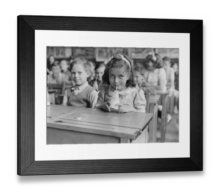 Framed Print : School Milk Framed Print : School Milk