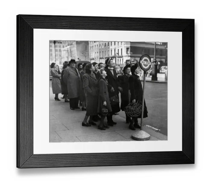 Framed Print : Waiting for the bus Framed Print : Waiting for the bus