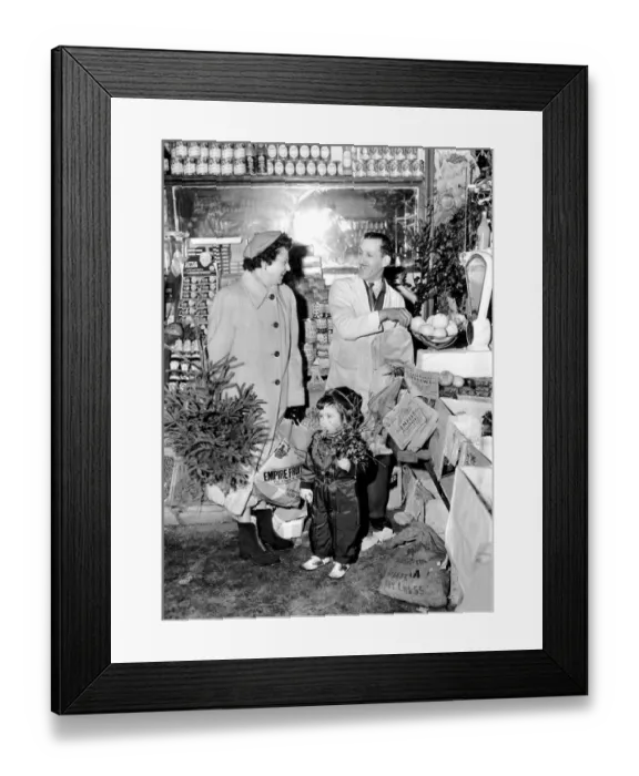 Framed Print : Shopping for a Christmas Tree Framed Print : Shopping for a Christmas Tree