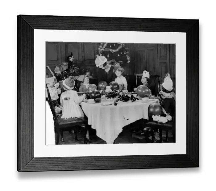 Framed Print : Christmas dinner 1925 Framed Print : Christmas dinner 1925