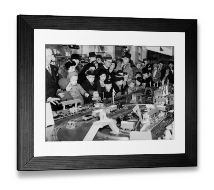 Framed Print : Gamages toy dept 1936 Framed Print : Gamages toy dept 1936