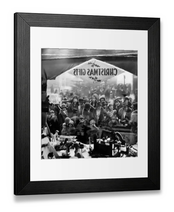 Framed Print : Selfridges Christmas 1932